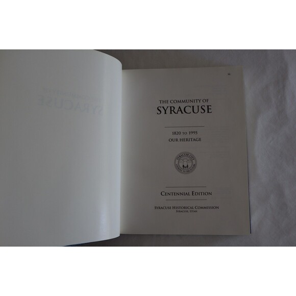 The Community of Syracuse 1820-1995 Our Heritage Centennial Edition (Utah) - Picture 7 of 16